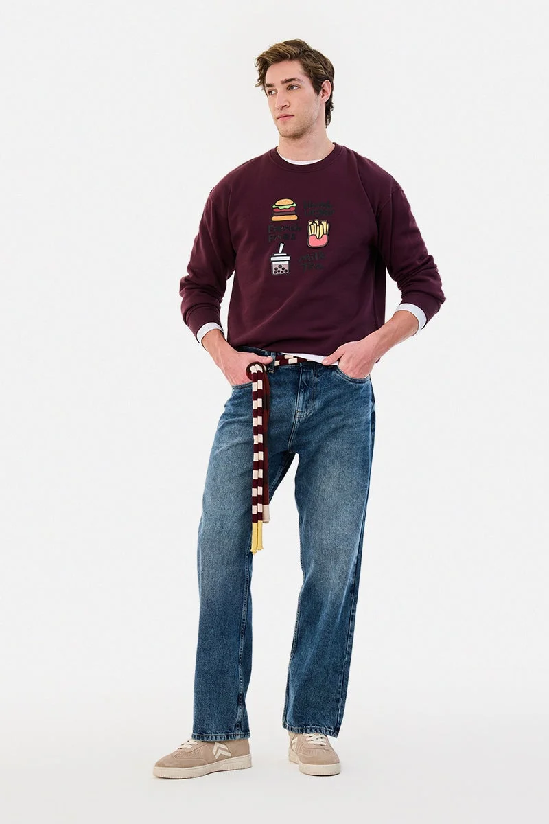 SNITCH Oversized Graphic Sweatshirt