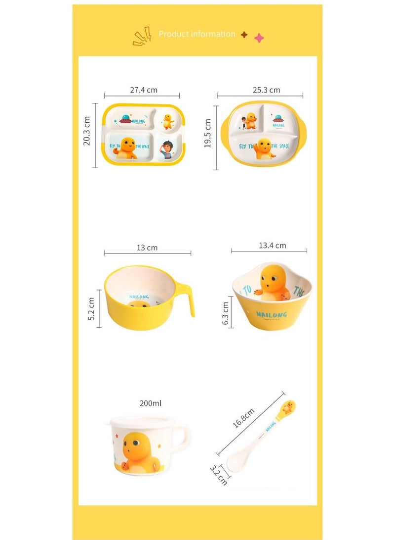 General طبق طعام مقسم بثلاث شبكات مطبوع من ليتل نيلونج  - Image 4
