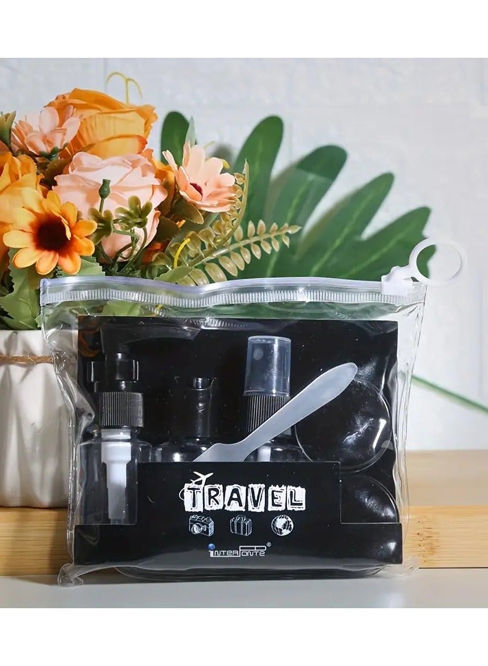 Pack Of 7 Portable Travel Size Empty Bottle Set Mutlicolour - Image 5