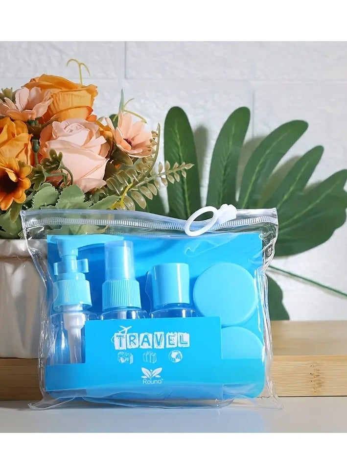 Pack Of 7 Portable Travel Size Empty Bottle Set Mutlicolour - Image 2