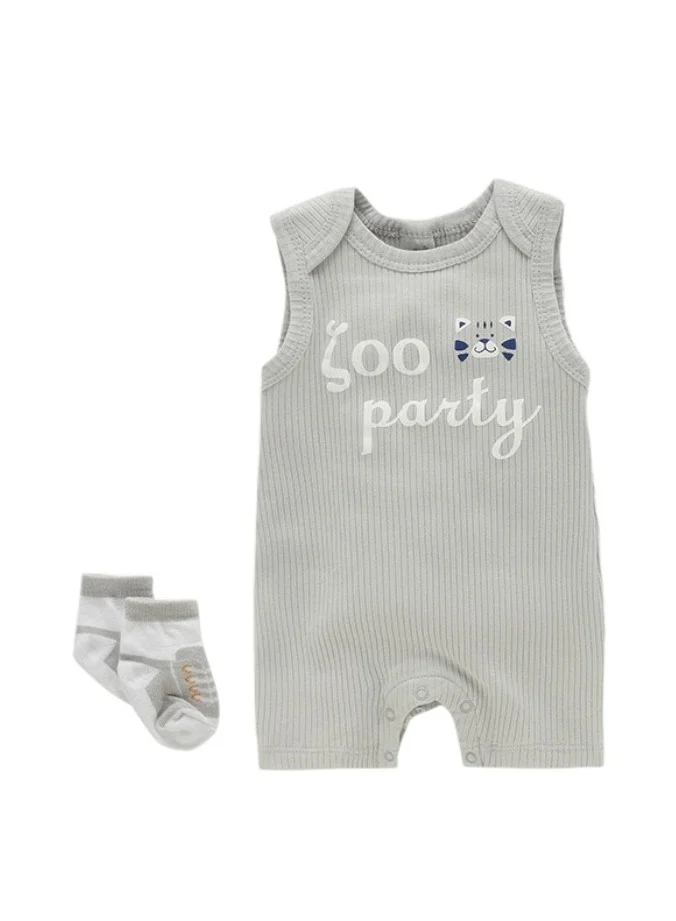 بمبىمىشى Bambimici Giraffe Printed Bodysuit 2-Piece