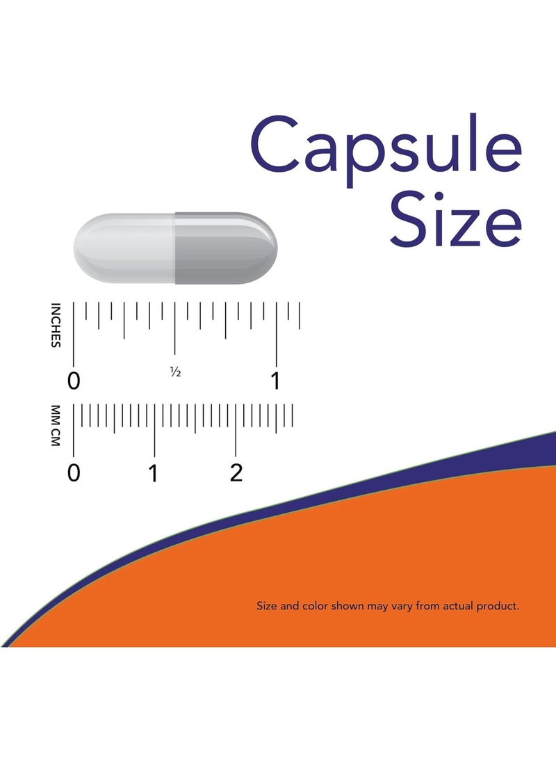 NOW Foods Magnesium Citrate Capsules, 400 Mg, 120-Count - Image 3