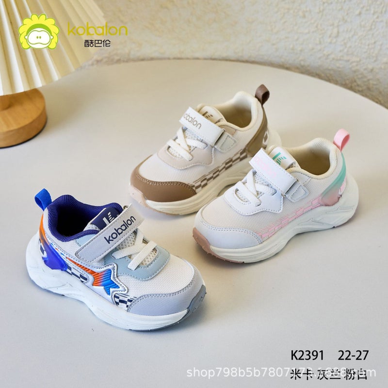 Cool Baron Kidsren'S Shoes For Boys And Girls Double Mesh Breathable Sports Shoes 2025 Spring And Autum Kidsren'S Casual Running Shoes Trendy - Image 2