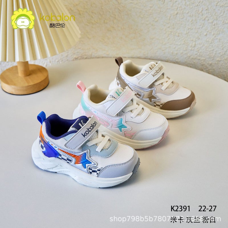 Cool Baron Kidsren'S Shoes For Boys And Girls Double Mesh Breathable Sports Shoes 2025 Spring And Autum Kidsren'S Casual Running Shoes Trendy - Image 4