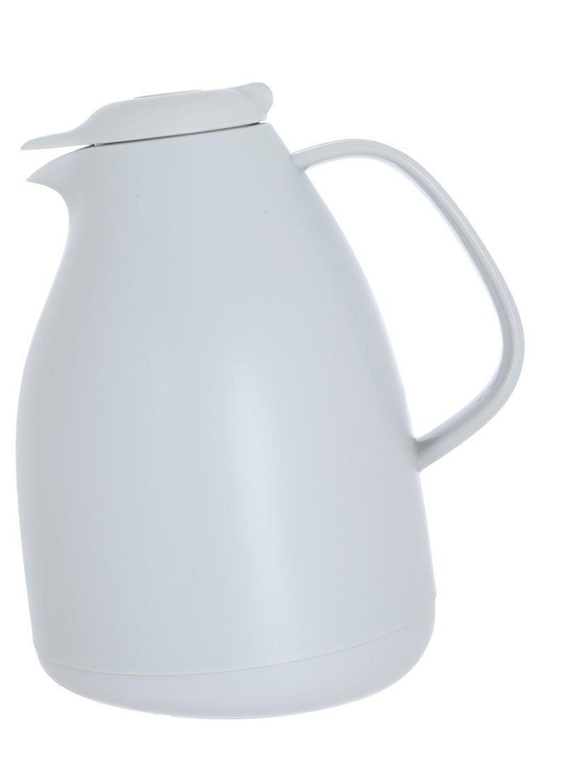 Alsaif Gallery Elegance Penguin Thermos, 1 liter, glass inner container, plastic outer shell - light grey - Image 1