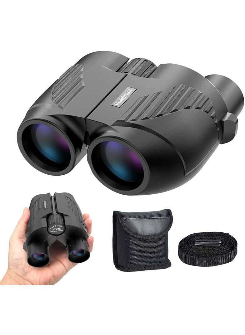 Rodcirant Rodcirant Binoculars 20x25 for Adults and Kids, High Power Easy Focus Binoculars with Low Light Vision, Compact Binoculars for Bird Watching and Travel  - Image 1