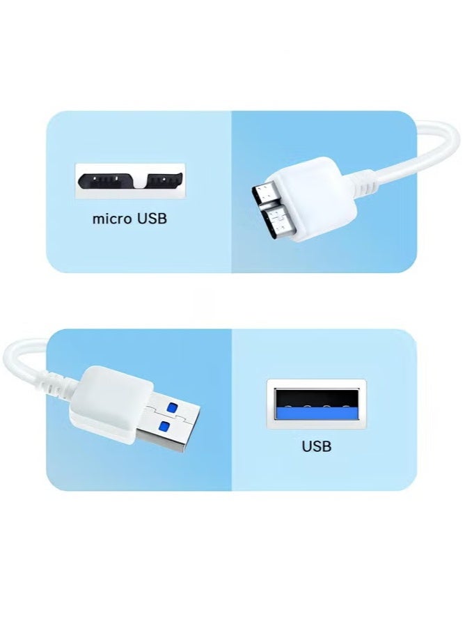 USB 3.0 Type A to USB3.0 Micro B Male Adapter Cable Data Sync Cable Cord for External Hard Drive Disk HDD Super Speed Cable - Image 2