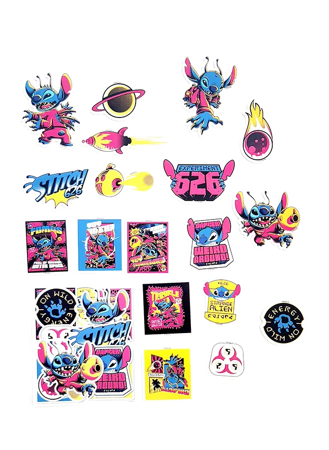 ديزني Stitch Glow in the Dark Stickers