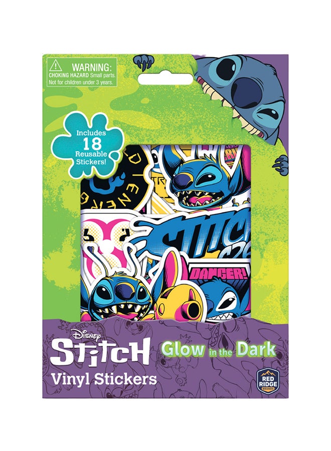 ديزني ملصقات ستيتش مضيئة في الظلام - Image 1