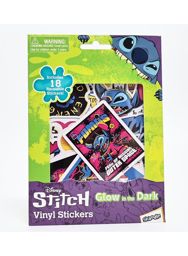 ديزني ملصقات ستيتش مضيئة في الظلام - Image 2