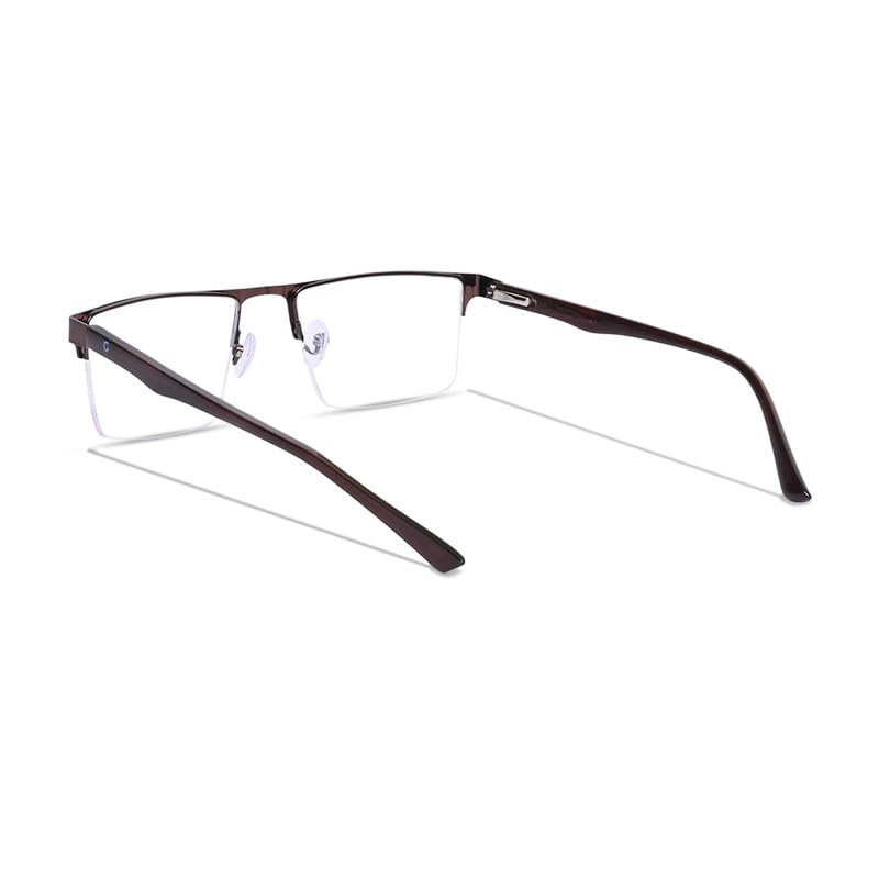 Redex Good Rectangle Half Rim Eyeglasses for Unisex - Image 2