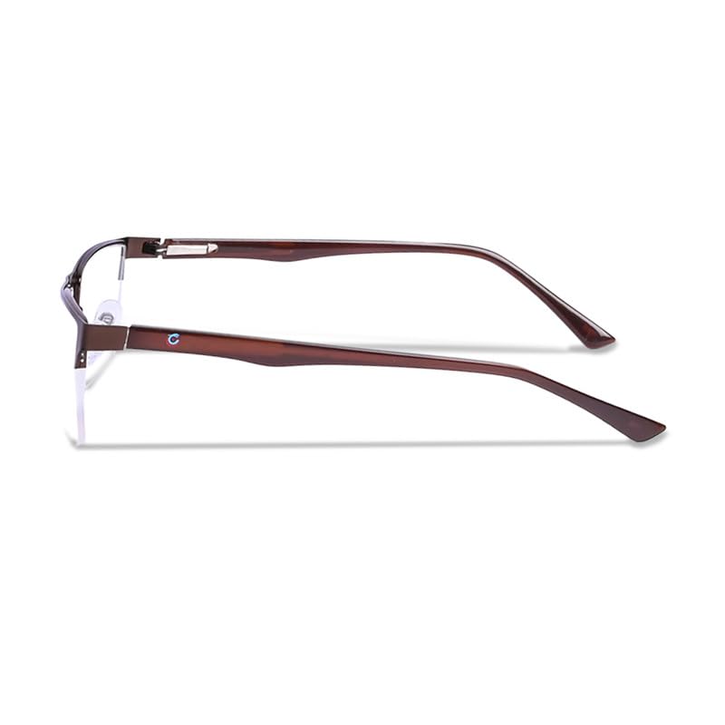 Redex Good Rectangle Half Rim Eyeglasses for Unisex - Image 3