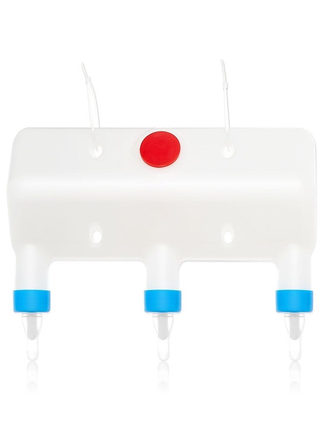 Threlaco مُغذّي حليب ثريلاكو 3 للحيوانات الصغيرة، سعة 3 لتر/101.45 أونصة، مصباح للجراء، مُغذّي حليب للماعز، موزع زجاجات مياه للمزارع، معدات شرب الحيوانات للتربية الاحترافية - Image 1