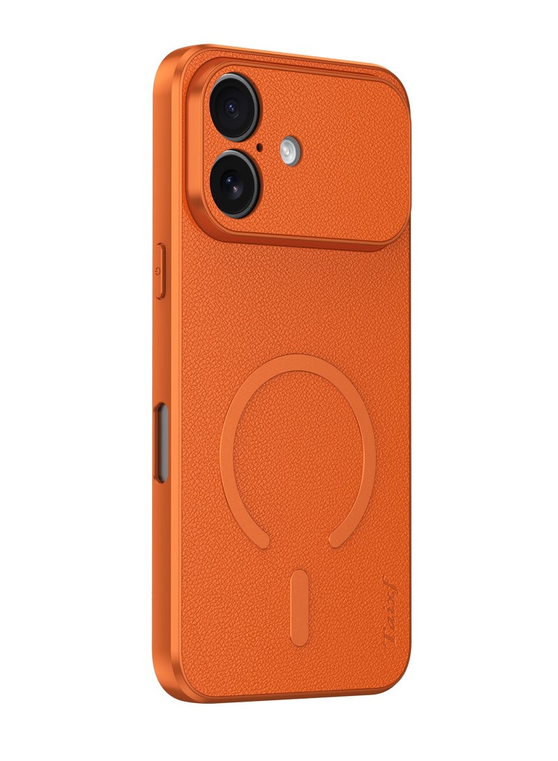 حافظة لهاتف iPhone 17 / 17 Pro Max، غطاء من الجلد الناعم الفاخر، مقاومة للبقع والصدمات، قبضة مريحة، مناسبة للرجال والنساء - Image 1
