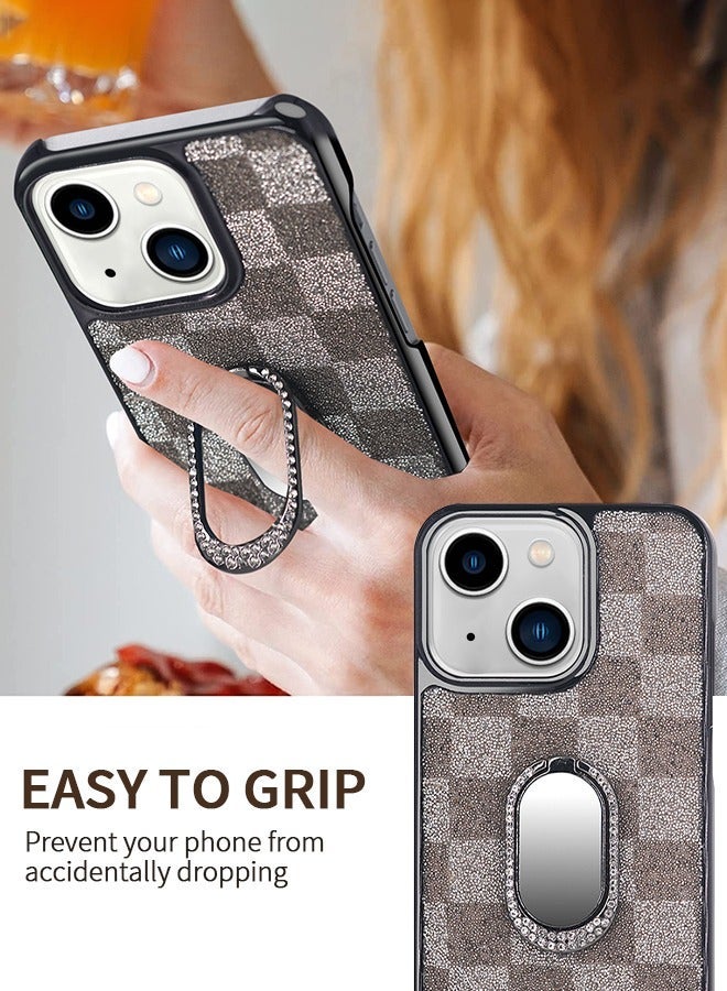 GROIC IPhone 14 Max Case 6.7 Inch,Sparkle Diamond Cover Slim Protective Case,Back & Ring Stand + Camera Lens Protector - Image 4