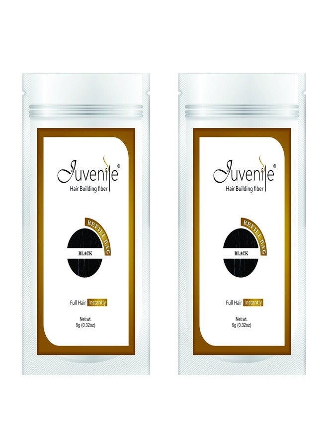 جوفينايل عبوة إعادة تعبئة ألياف الشعر للأطفال باللون الأسود 18 جم - Image 1