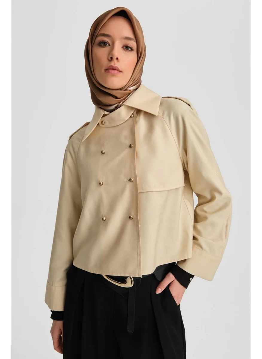 ARMINE Trench Jacket 24K3604 Moonstone