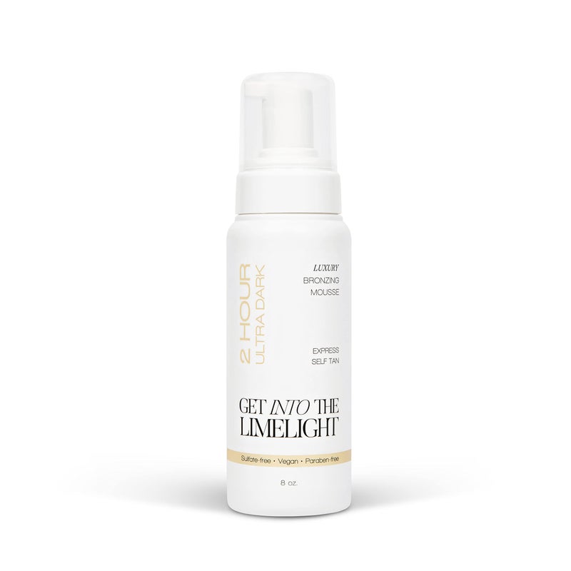 Get Into The Limelight 2 Hour Express, Ultra Dark Self Tanner, Sunless Tanning Mousse Rinses in 2 Hours, 8 oz. - Image 1
