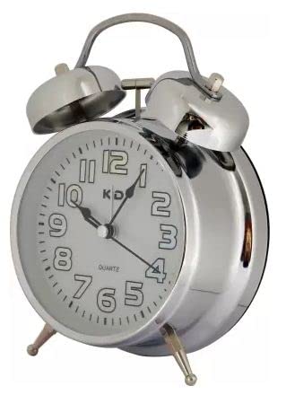 Kadio Analog Silver Clock Pack of 1 Multicolored - Image 4
