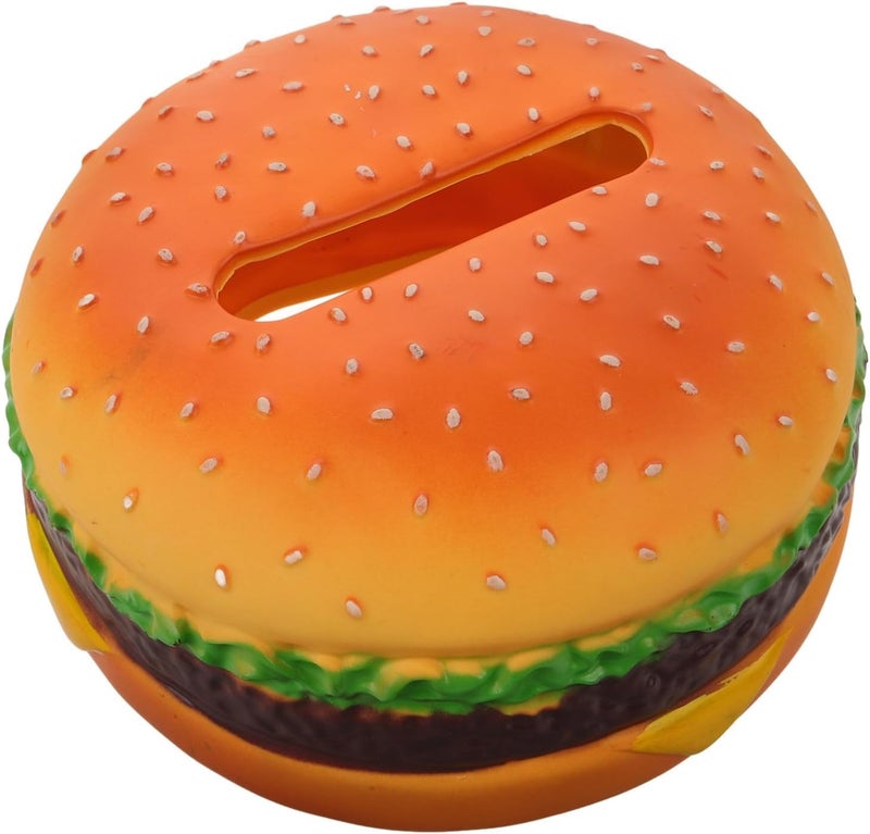 Burger Tissue Box Cover, Hamburger Shaped Tissue Holder Creative Tissue Storage Box Napkin Dispenser for Home Office Desk Restaurant Decoration - Image 1