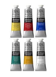 WINSOR & NEWTON Winsor & Newton Artisan Water-Mixable Oil Colors Beginners Set - 6 x 37 ML  - Image 3