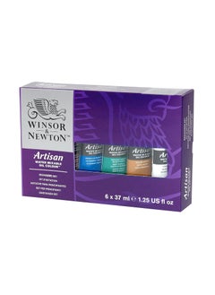 WINSOR & NEWTON Winsor & Newton Artisan Water-Mixable Oil Colors Beginners Set - 6 x 37 ML  - Image 2