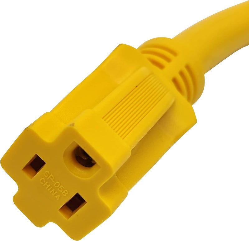 Park World 691975 RV Pigtail Shore Power 30A Male L5-30P to 5-15R Female 15A Dogbone Adapter Power Cord Twist Lock L5-30P Male to 5-15R Female (6FT) - Image 3