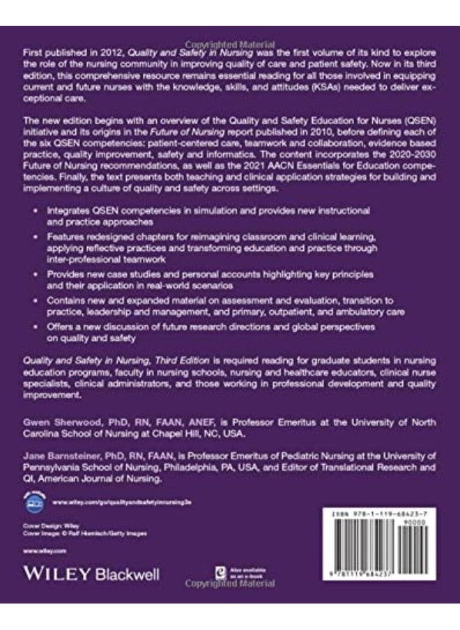 Quality and Safety in Nursing: A Competency Approach to Improving Outcomes