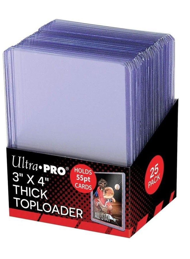 3" X 4" Action Packed 55PT Toploader 25ct