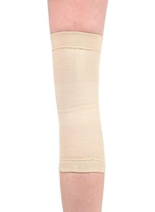Atipriya Pair of Knee Cap for Men and Women Knee Support, Knee Cap, Knee Sleeves Brace for Running, Joint Pain Relief (1 Pair) (Beige) - Image 3
