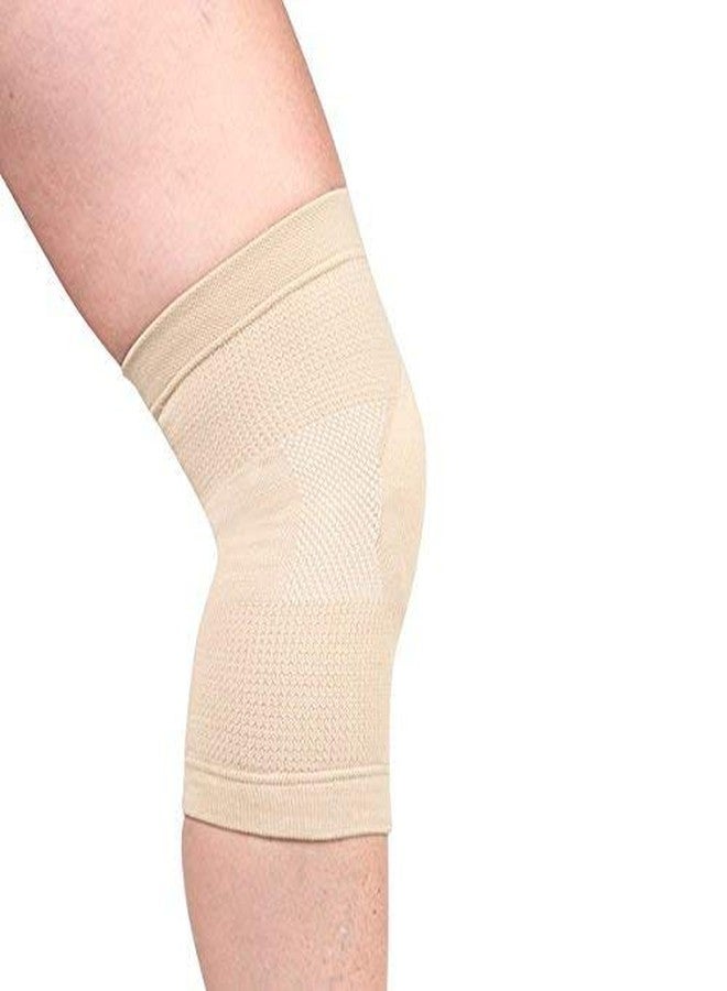 Atipriya Pair of Knee Cap for Men and Women Knee Support, Knee Cap, Knee Sleeves Brace for Running, Joint Pain Relief (1 Pair) (Beige) - Image 2
