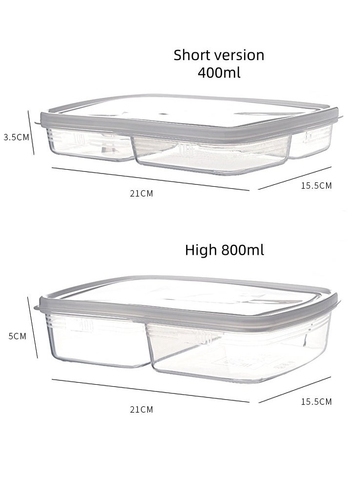 Cuken - Frozen Meat Packaging Box Compartment Refrigerator Storage Box Side Dish Frozen Fresh Keeping Box Kitchen Food Grade Preparation Box Freezer Box - Image 1