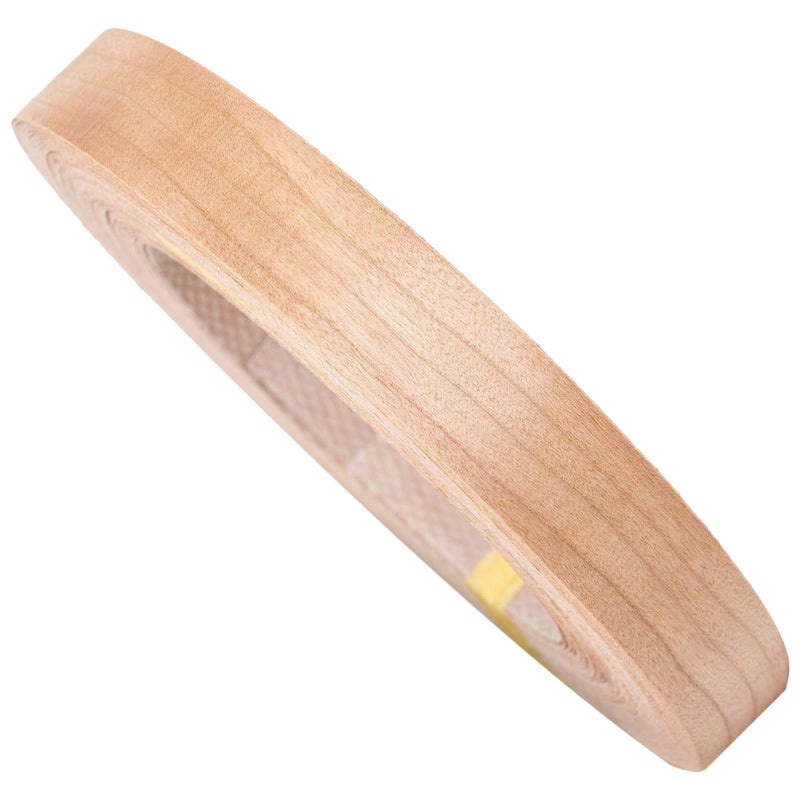 Cherry Wood Veneer Edge Banding 0.9 Inch Wide 49.2 Ft With Hot Melt Adhesive For Furniture Cabinet DIY - Image 2