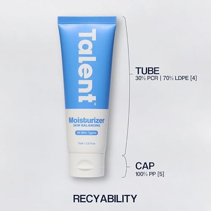 Talent Men's Skin Balancing Moisturizer – Korean Skincare, EWG Verified, Fragrance-Free, Lightweight 2% Niacinamide Face Lotion, 2.5 fl oz - Image 5