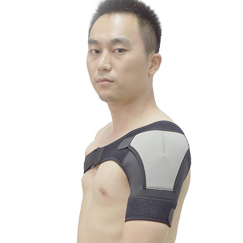Adjustable Shoulder Support Belt Compression Strap for Sports Workout Injury Prevention - Image 4