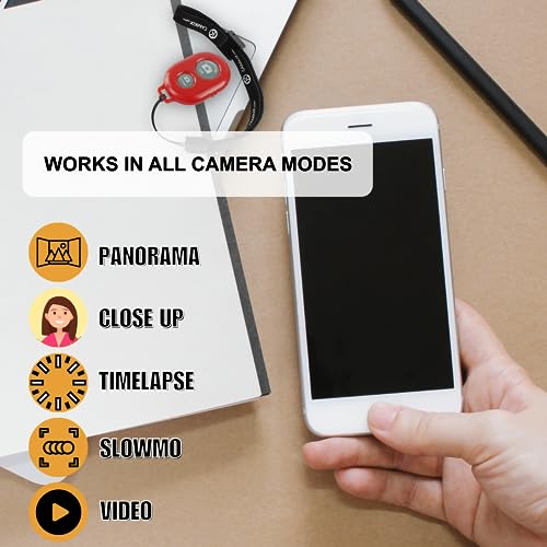 CamKix Camera Shutter Remote Control with Bluetooth Wireless Technology - Create Amazing Photos and Videos Hands-Free - Works with Most Smartphones and Tablets (iOS and Android) - Image 3