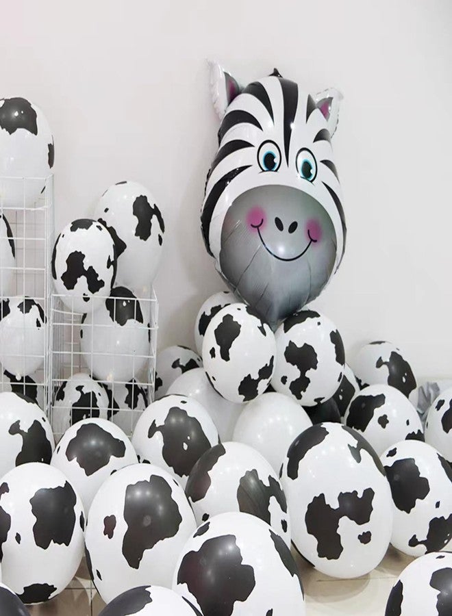 YMSZ Cow Print Balloons, 67pcs 12 Inch Cow Balloons for Birthday, Farm Cowboy Western Baby Shower Birthday Party Decorations - Image 4
