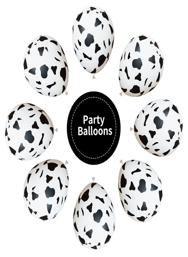 YMSZ Cow Print Balloons, 67pcs 12 Inch Cow Balloons for Birthday, Farm Cowboy Western Baby Shower Birthday Party Decorations - Image 3