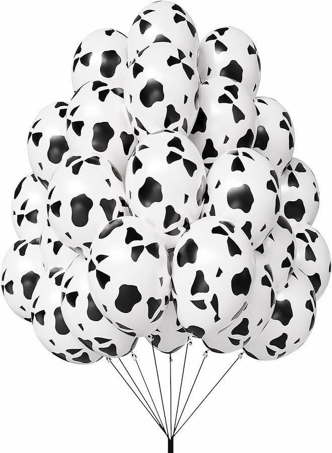 YMSZ Cow Print Balloons, 67pcs 12 Inch Cow Balloons for Birthday, Farm Cowboy Western Baby Shower Birthday Party Decorations - Image 1