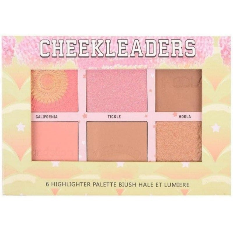 FEELHIGH Face Highlighter Makeup Palette Holographic Shimmer Illuminating Make Up Metallic Powder Starlight Diamond Highlighting Glow Illuminator for Face Body Green - Image 1
