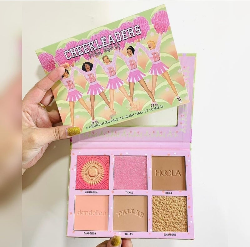 FEELHIGH Face Highlighter Makeup Palette Holographic Shimmer Illuminating Make Up Metallic Powder Starlight Diamond Highlighting Glow Illuminator for Face Body Green - Image 2