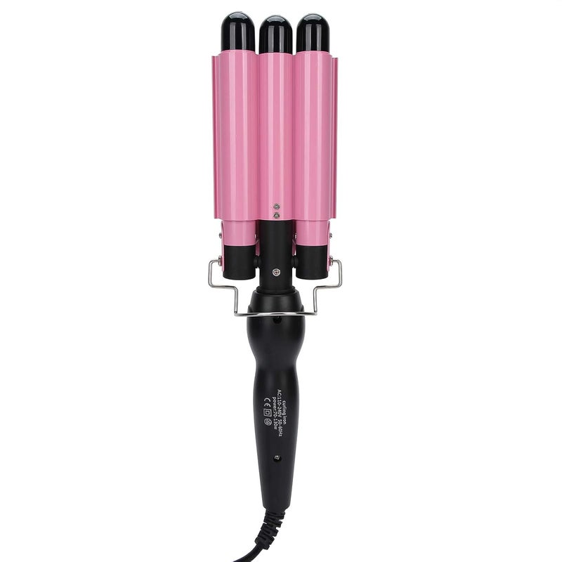 klarako Hair Curling Iron 3 Barrel, Two Levels Temperature Adjustment Ceramic Glaze Wand Curling Hair Styling Tool, 30s Fast Heating(UK 28mm) Uk 28mm - Image 1