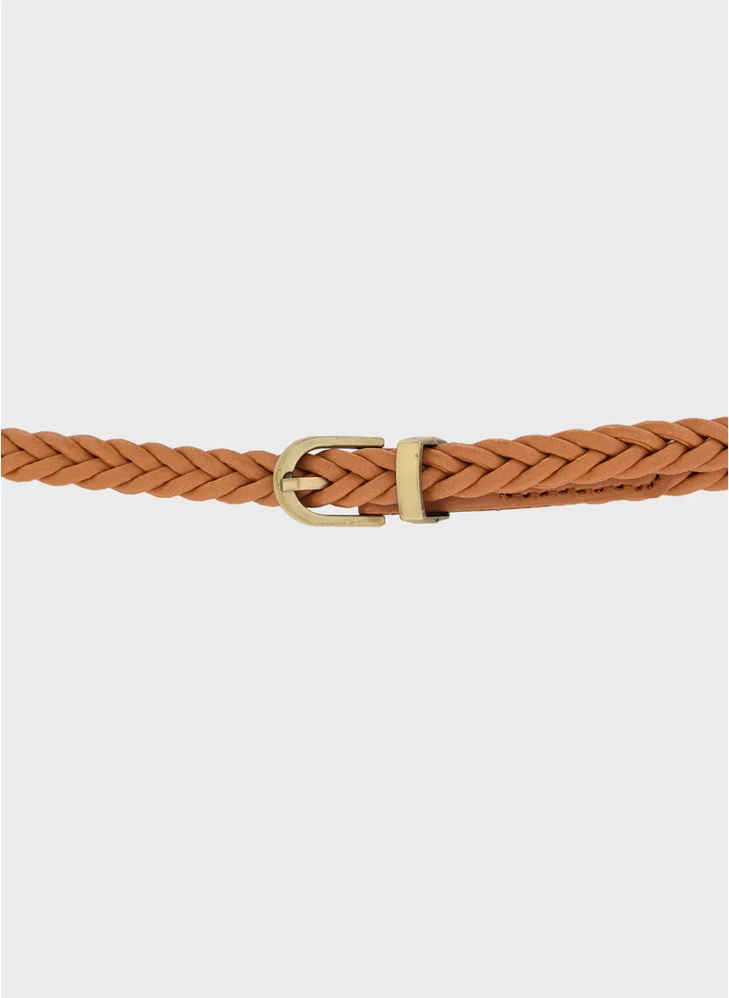 Ginger Rope Style Belt
