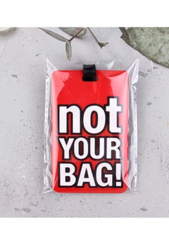 Lee Yon 6 Pcs Luggage Tags,Suitcase Identify Labels,for travel accessories and Travel Bags, Multicolour  - Image 5