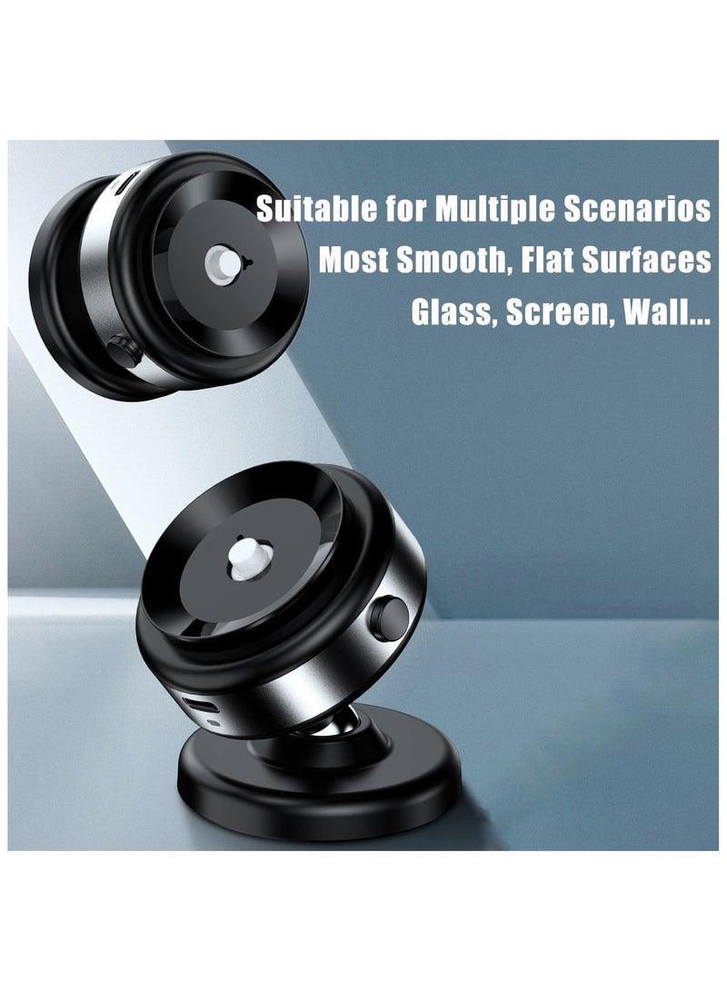 GUDOO حامل هاتف مغناطيسي للسيارة، حامل هاتف عالمي للسيارة للوحة القيادة والزجاج الأمامي، حامل هاتف مغناطيسي كهربائي لامتصاص الفراغ - Image 5