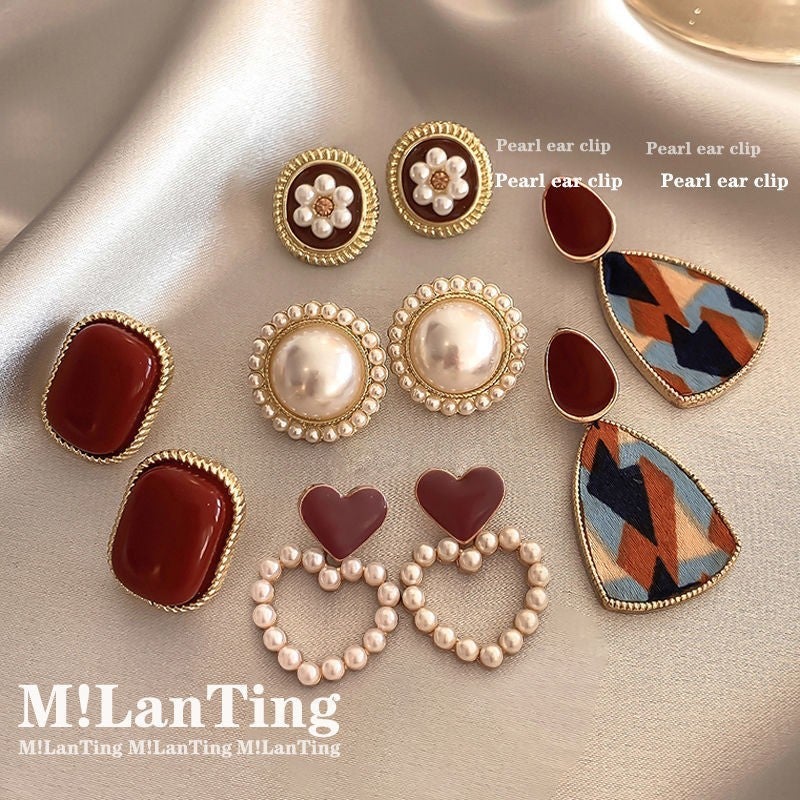 Elegant S925 Silver Stud Earrings for Women - Chic, Trendy, and  Versatile - Image 1