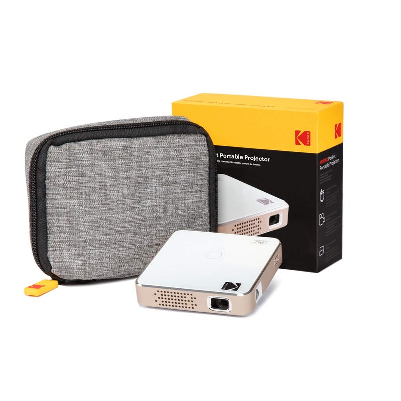KODAK Ultra Mini Portable Projector HD LED DLP Rechargeable Pico Projector 100 Display Includes Soft Case - Image 2
