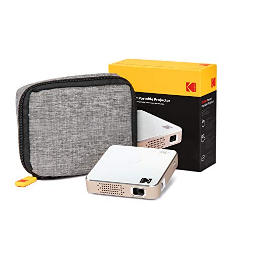 KODAK Ultra Mini Portable Projector HD LED DLP Rechargeable Pico Projector 100 Display Includes Soft Case - Image 1