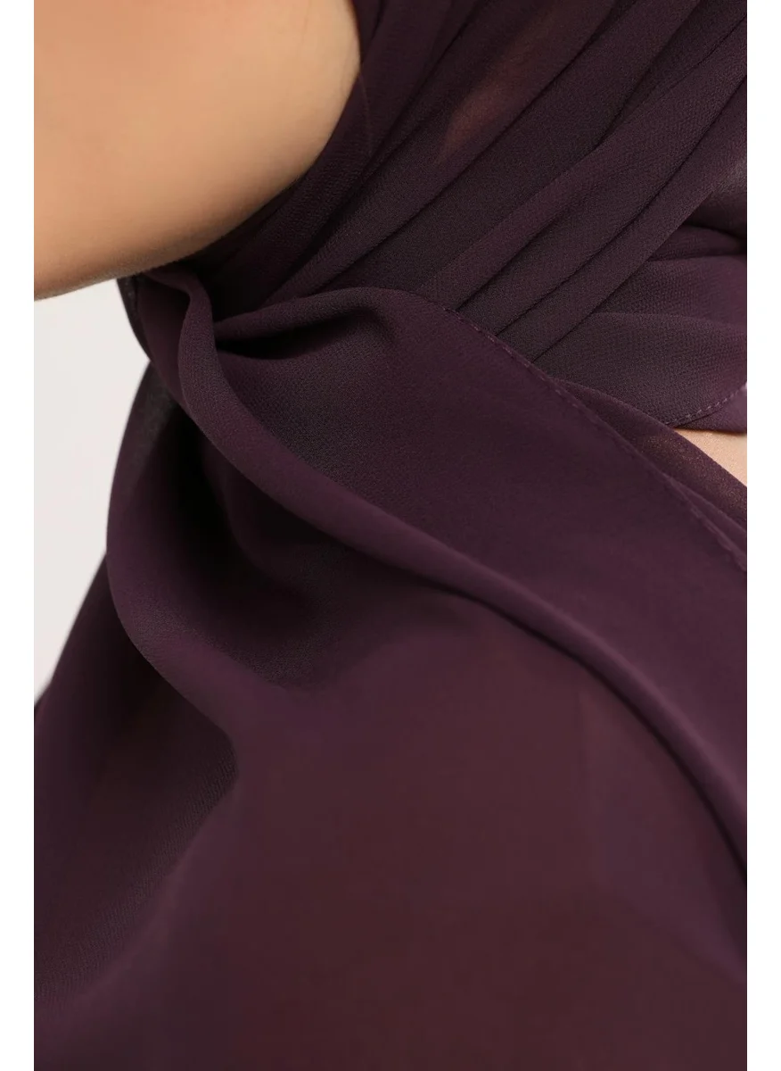 Altobeh Ready Practical Luxury Pipe Bonnet Chiffon Shawl