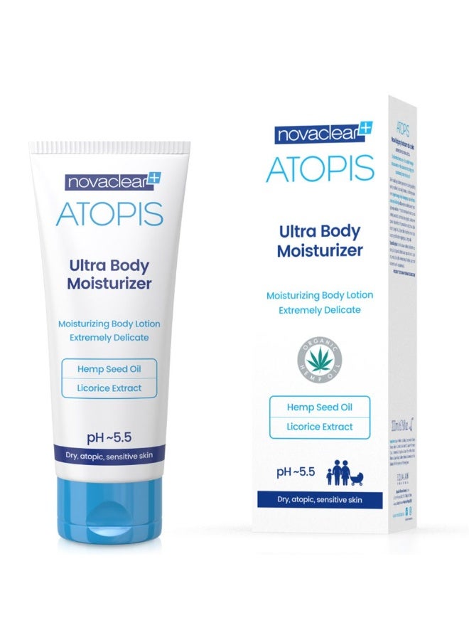 Novaclear Atopis Ultra Body Moisturizer – Intensive Hydration for Very Dry & Atopic-Prone Skin – 200 ML - Image 2